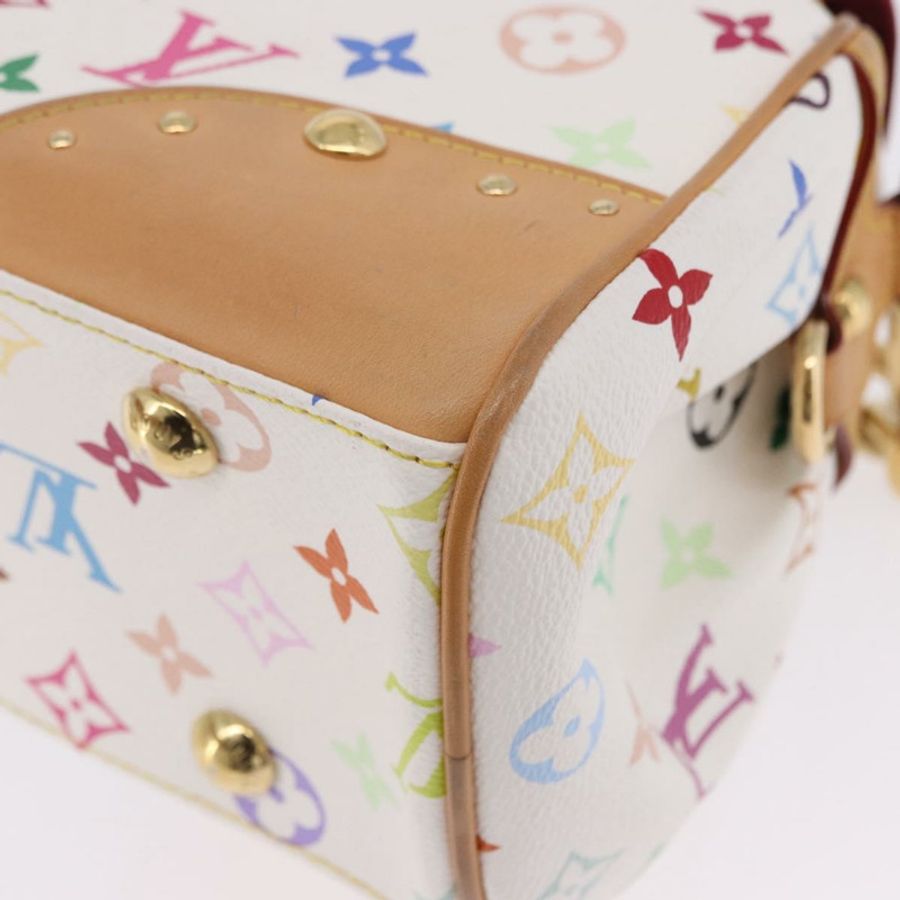【日本直送】路易威登 Monogram Multicolor Beverly MM 手袋 白色 M40203 LV 正品 BA14326SV-17