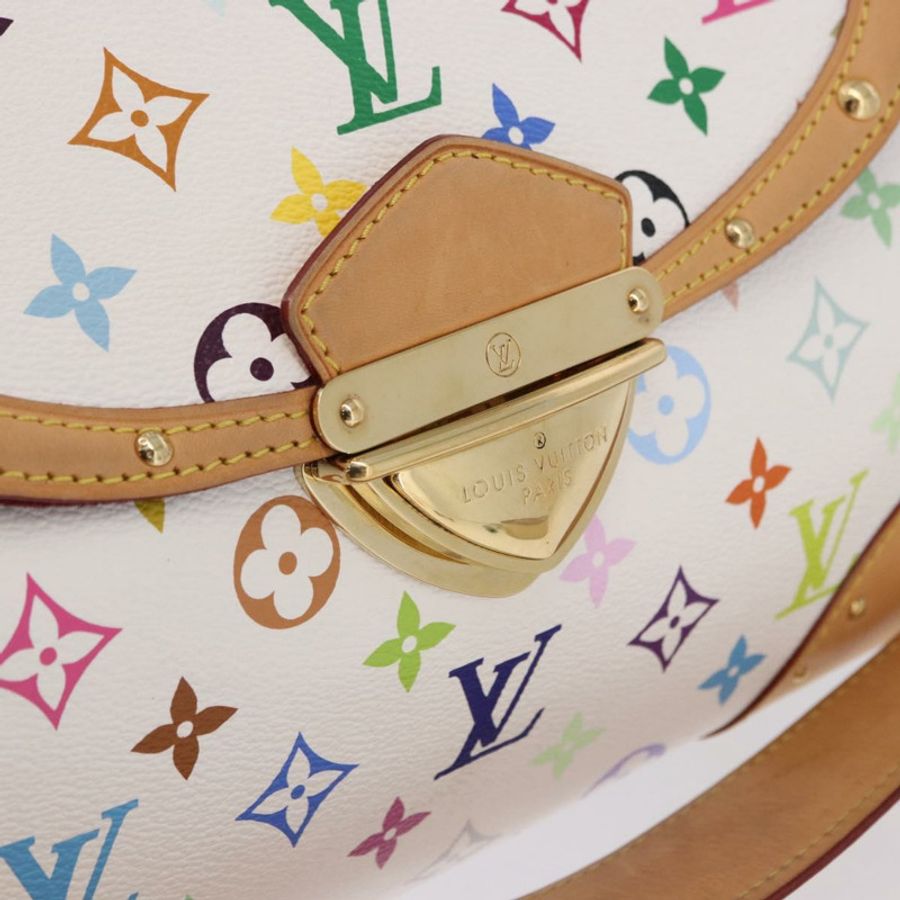 【日本直送】路易威登 Monogram Multicolor Beverly MM 手袋 白色 M40203 LV 正品 BA14326SV-18