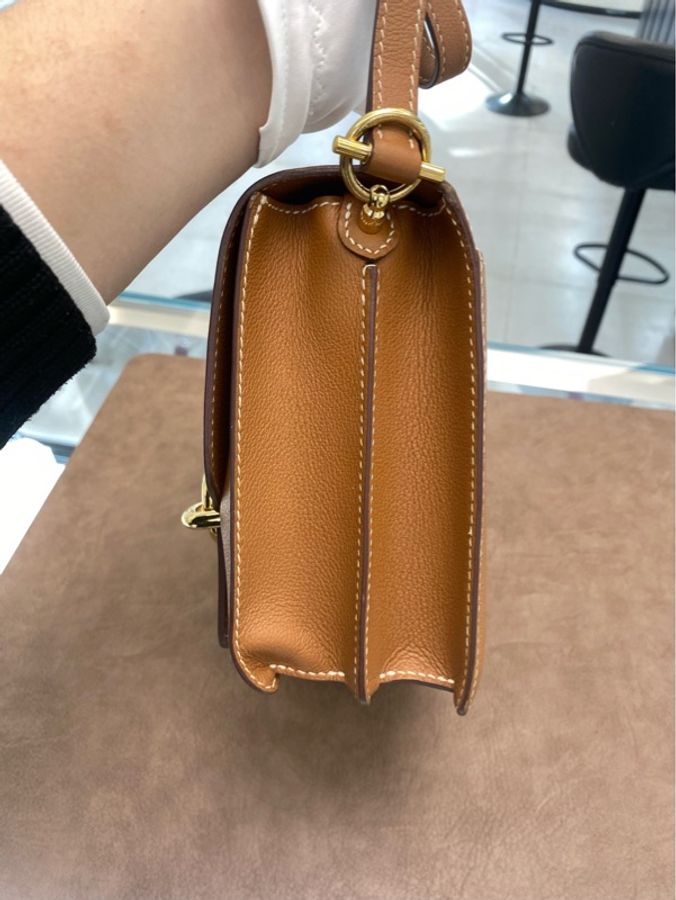 【撿漏價98新👍🏻全網最便宜💫】Hermes/愛馬仕 豬鼻子 23 金剛棕 金扣-4