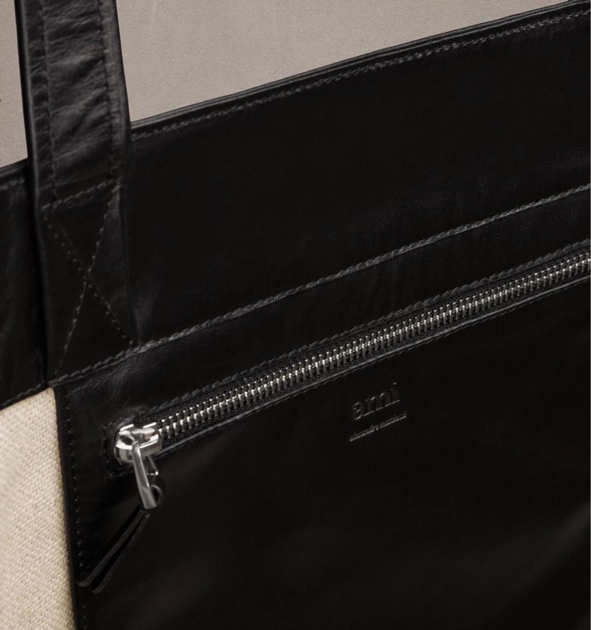 Ami Paris 男士 East West拼接手提包均碼碼33cm*17cm*34cm-4