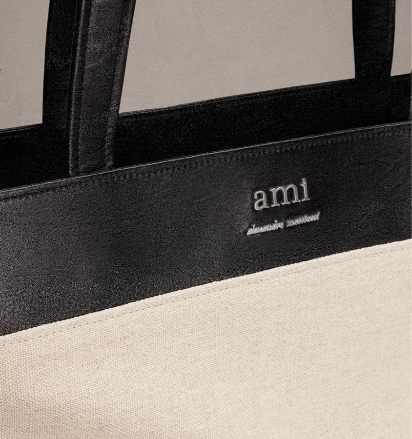 Ami Paris 男士 East West拼接手提包均碼碼33cm*17cm*34cm-5