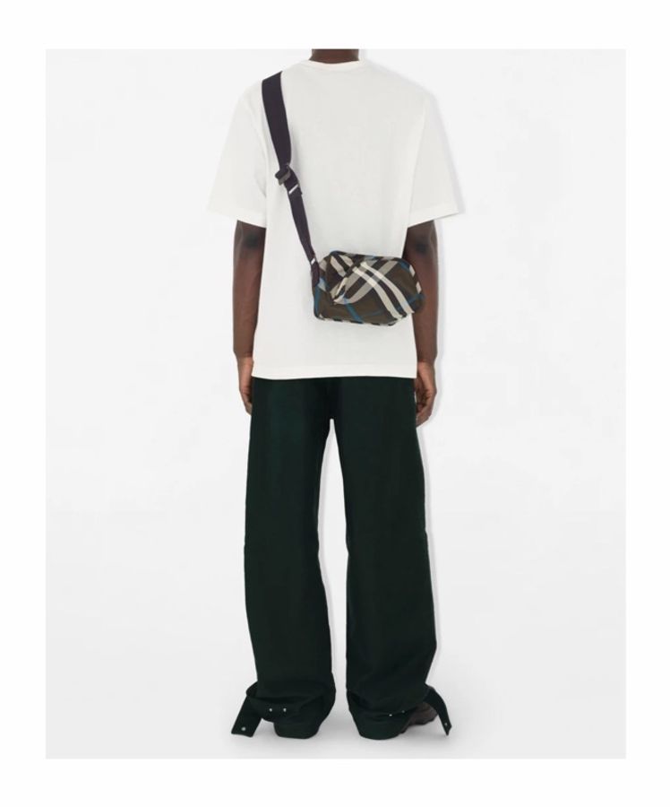Burberry 男士 shield格紋單肩包均碼碼22cm*9cm*14cm-6