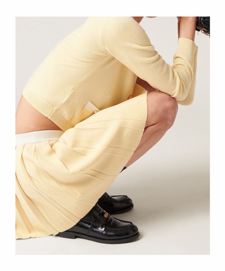 Miu Miu 女士 羊絨迷你半身裙IT-40 IT-42碼-4