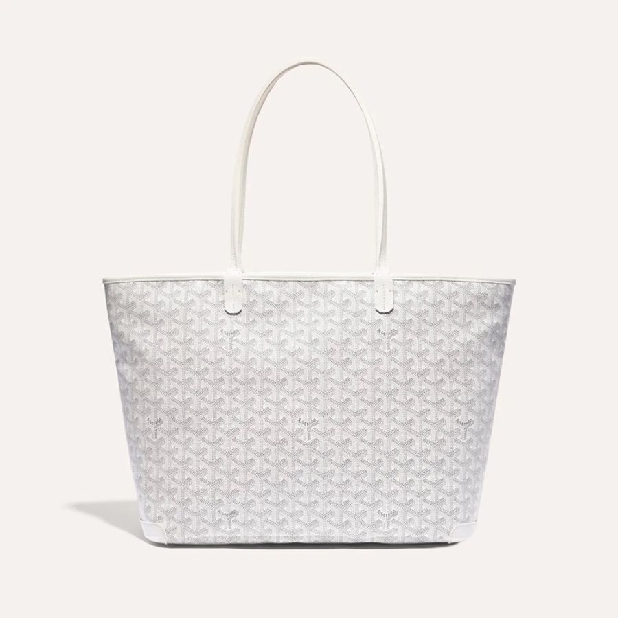 Goyard Artois MM仙女白色 拉鍊托特 肩背包-2