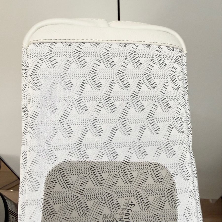 Goyard Artois MM仙女白色 拉鍊托特 肩背包-6