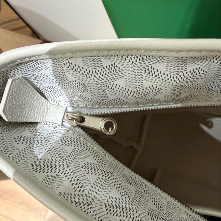Goyard Artois MM仙女白色 拉鍊托特 肩背包-10