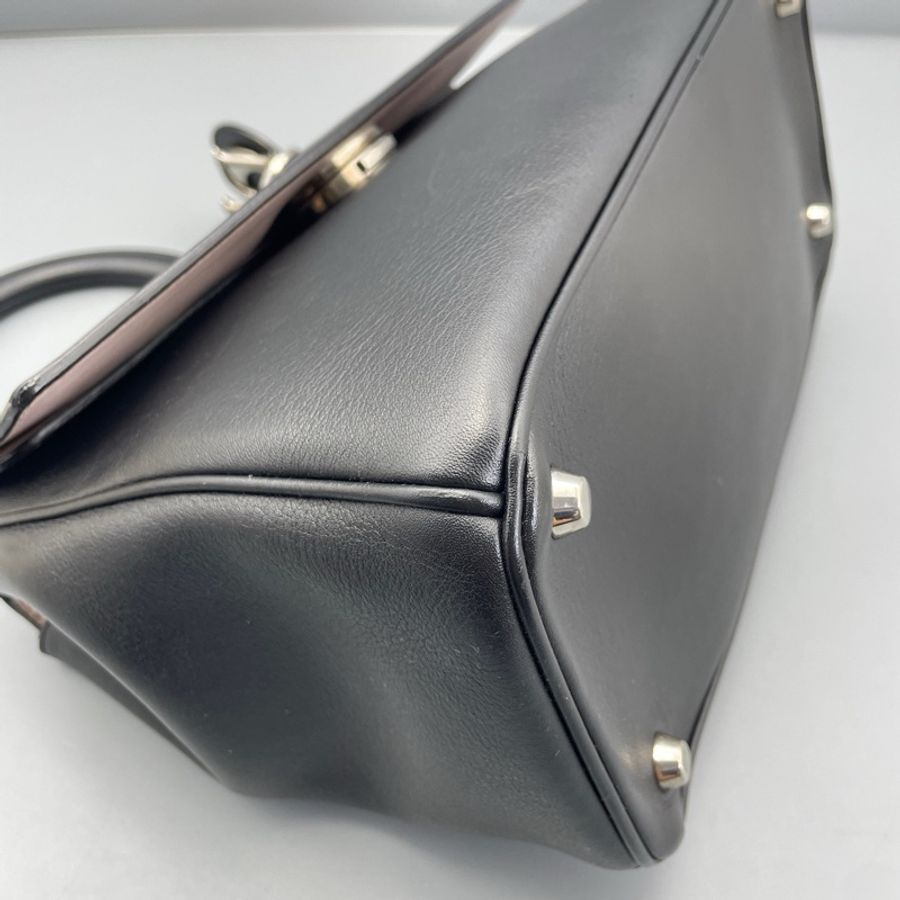 迪奧dior手提單肩包黑色/27*19*12cm 14年-5