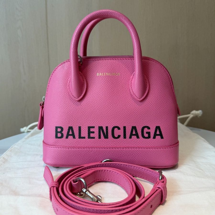 Balenciaga巴黎世家字母印花VILLE貝殼包 尺寸:18*14.5*8-0