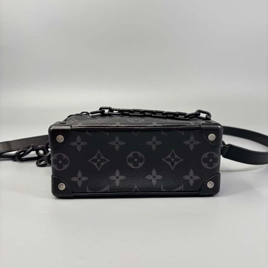 Louis Vuitton 路易威登 黑老花硬盒子斜挎包 芯片 尺寸18*12-2