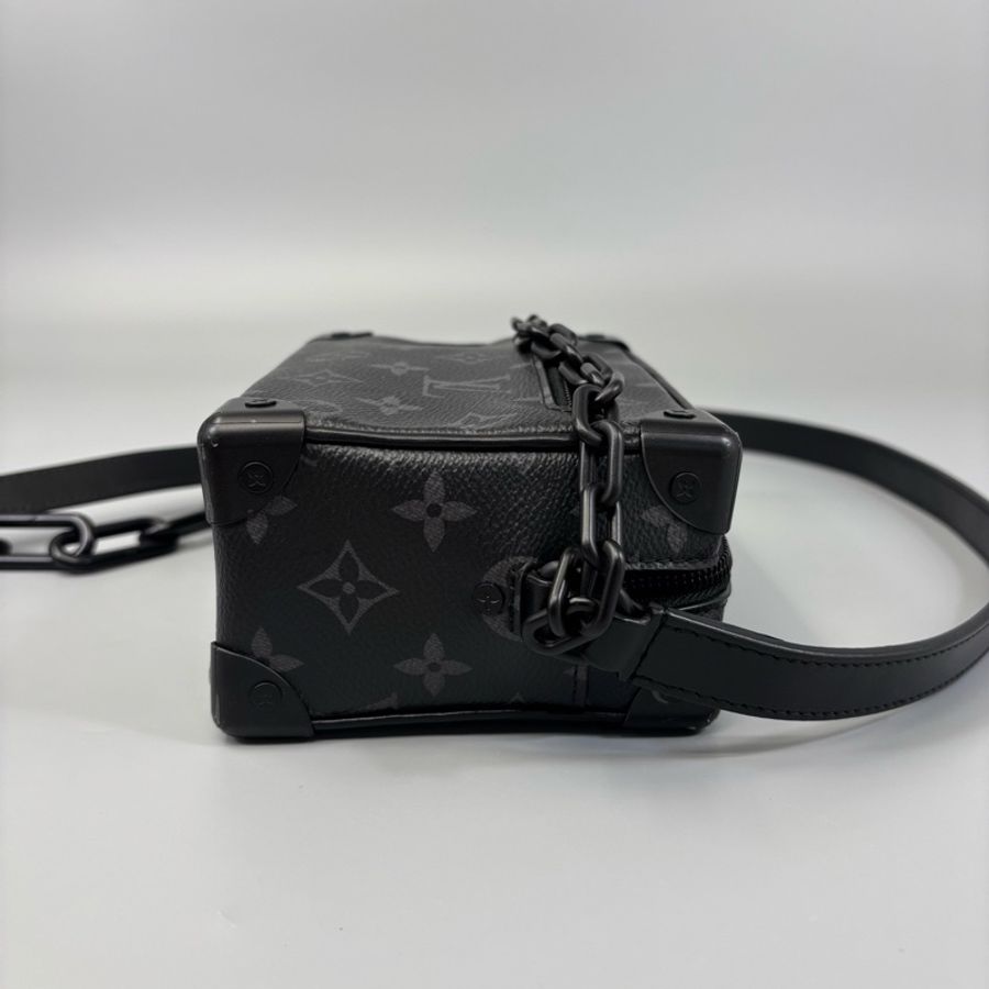 Louis Vuitton 路易威登 黑老花硬盒子斜挎包 芯片 尺寸18*12-4