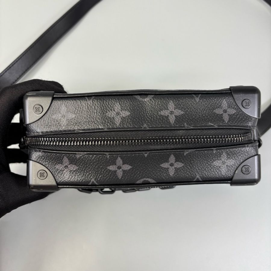 Louis Vuitton 路易威登 黑老花硬盒子斜挎包 芯片 尺寸18*12-5