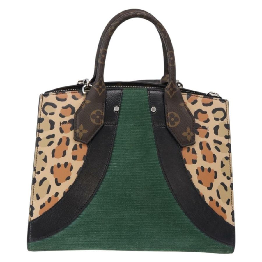 【日本直送】路易威登 Monogram Leopard City Steamer MM 手袋 M52126 LV Auth 188793SM-1