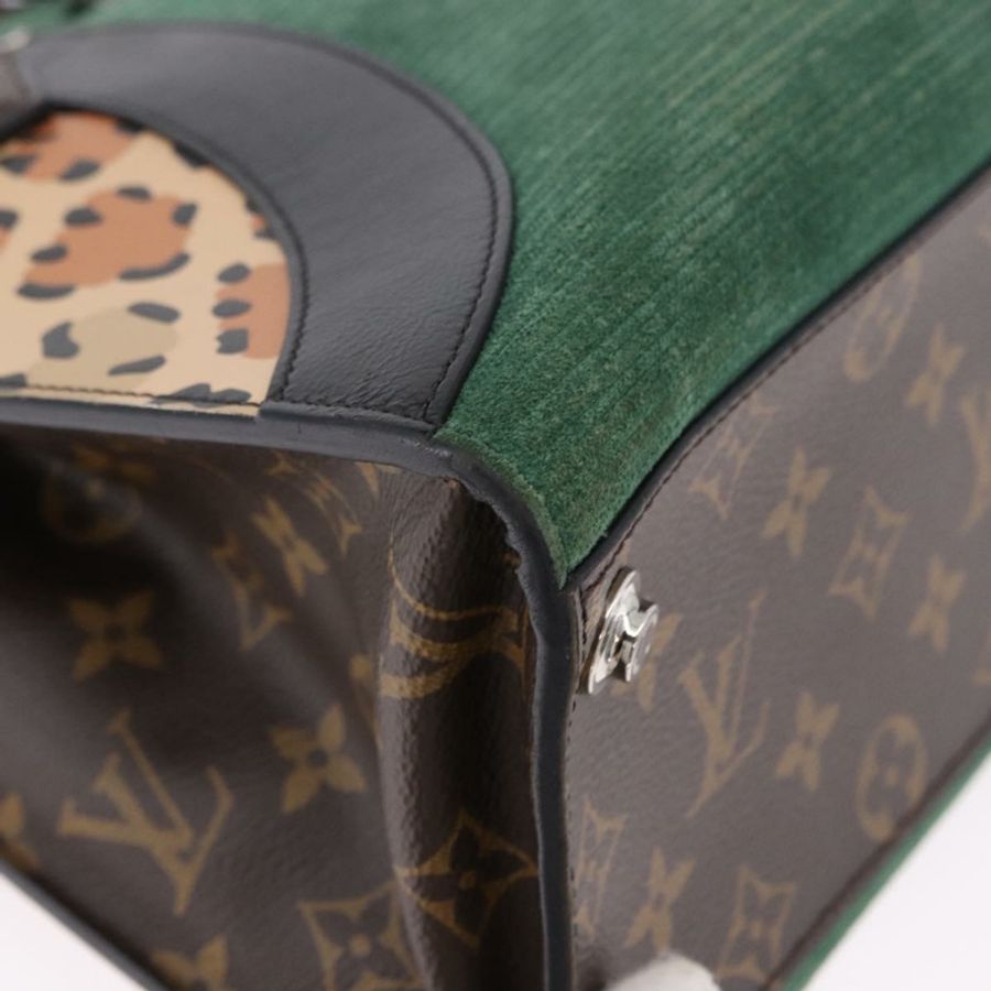 【日本直送】路易威登 Monogram Leopard City Steamer MM 手袋 M52126 LV Auth 188793SM-15