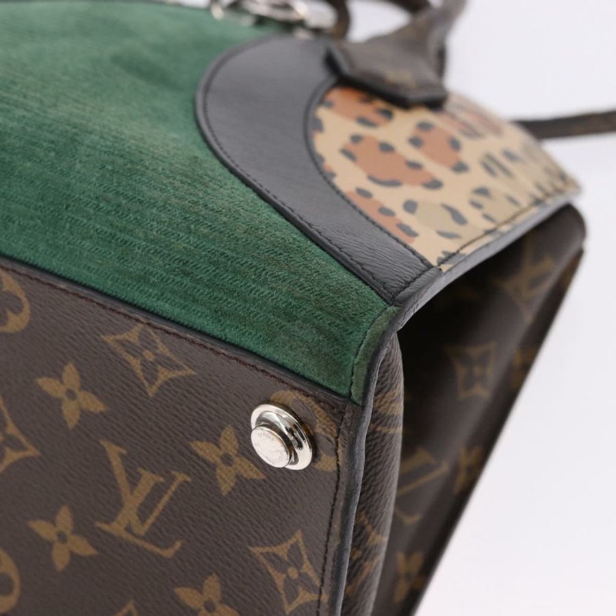 【日本直送】路易威登 Monogram Leopard City Steamer MM 手袋 M52126 LV Auth 188793SM-16