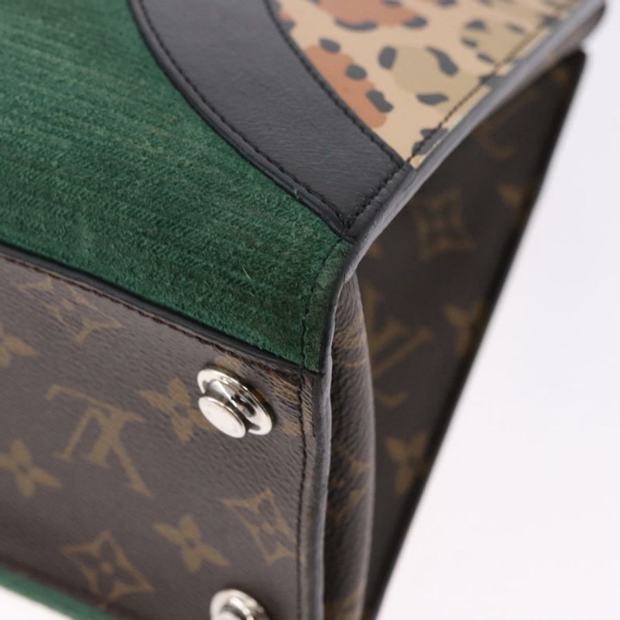 【日本直送】路易威登 Monogram Leopard City Steamer MM 手袋 M52126 LV Auth 188793SM-18