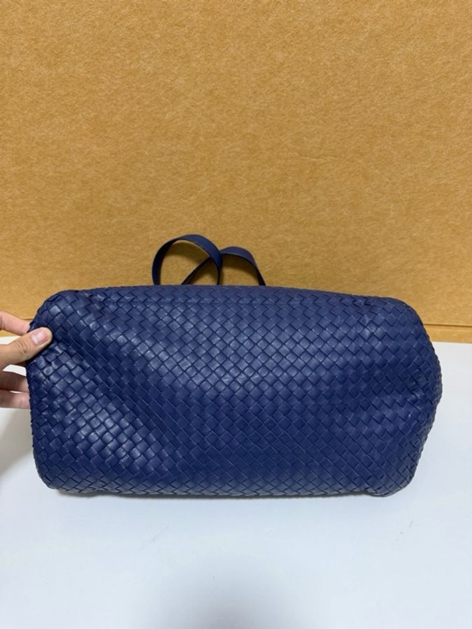 Bottega Veneta 葆蝶家Bv 藍紫色托特 底長40cm-3