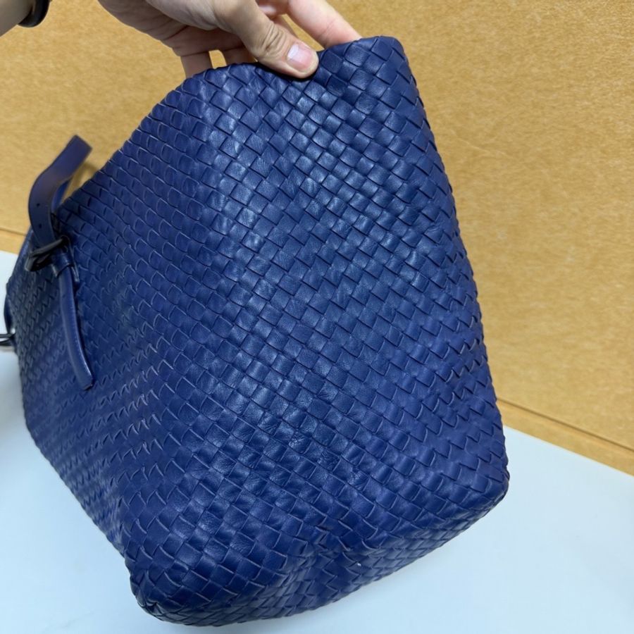 Bottega Veneta 葆蝶家Bv 藍紫色托特 底長40cm-10