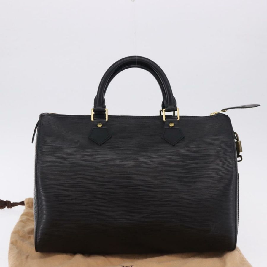 【日本直送】路易威登 Epi Speedy 30 手提包 Noir 黑色 M43002 LV 正品 190170SAV-11