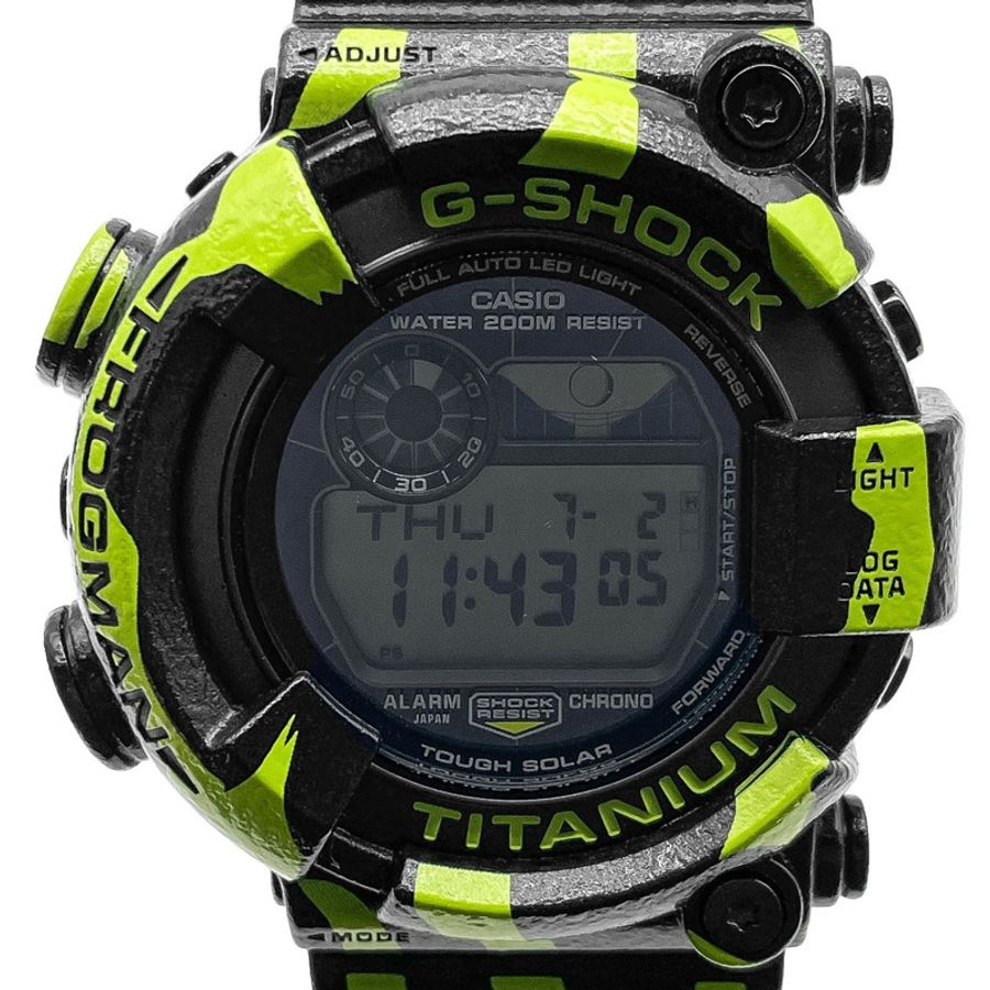 卡西歐 G-SHOCK 蛙人腕錶 GW-8200TPF-1JR 太陽能男士腕錶-0