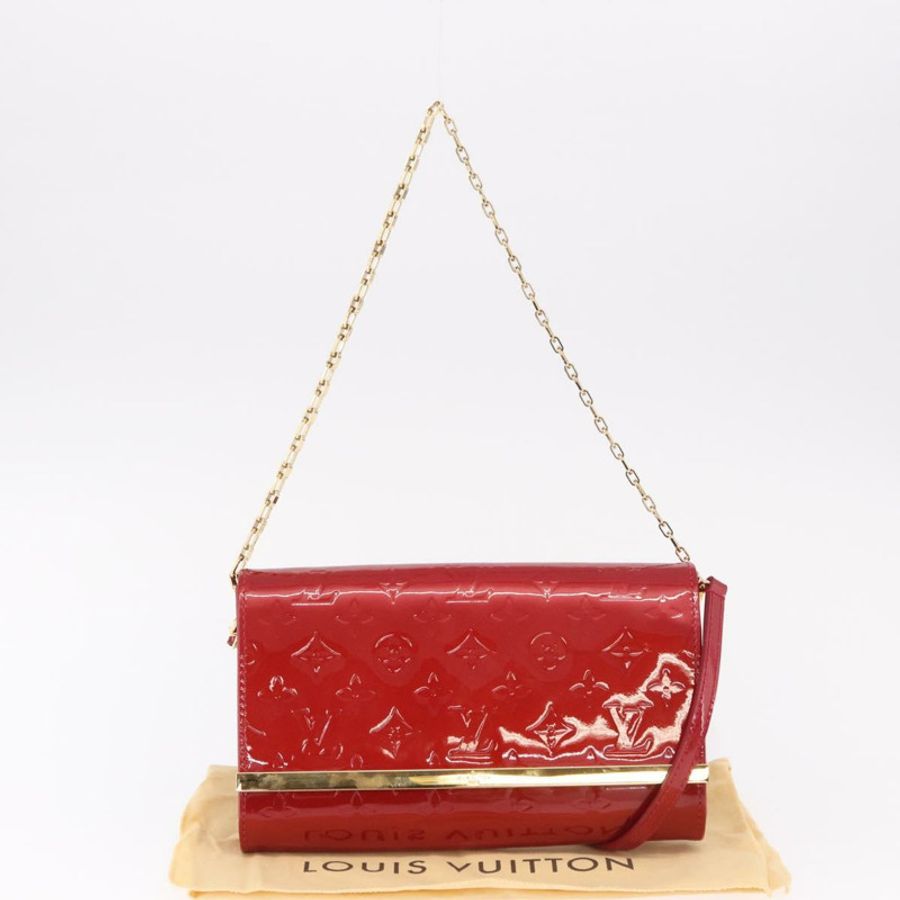 【日本直送】路易威登 Monogram Vernis 手拿包 Ana Pomme D'amour M90095 LV Auth SW2650M-11