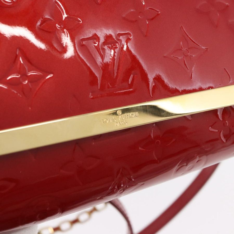 【日本直送】路易威登 Monogram Vernis 手拿包 Ana Pomme D'amour M90095 LV Auth SW2650M-19
