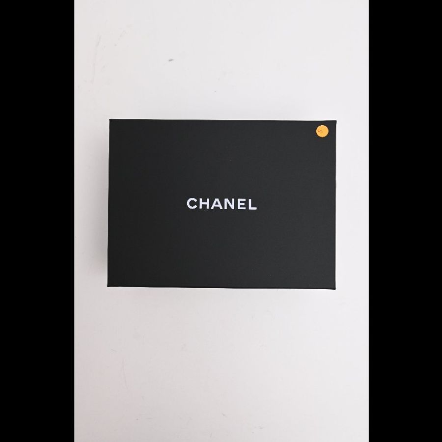 Chanel 玫红山茶花图案羊绒围巾-12