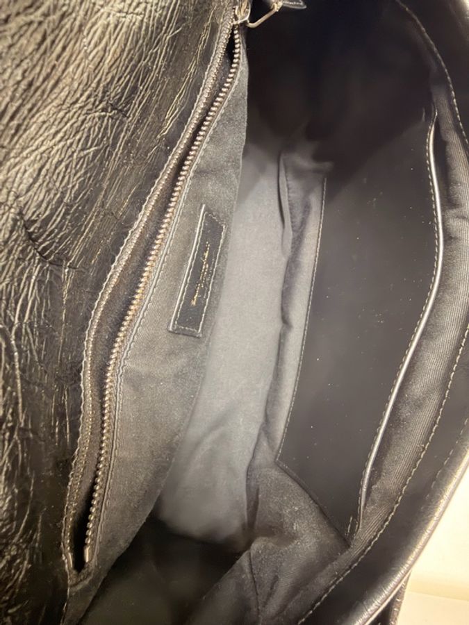 YSL中號Niki 黑牛皮-40