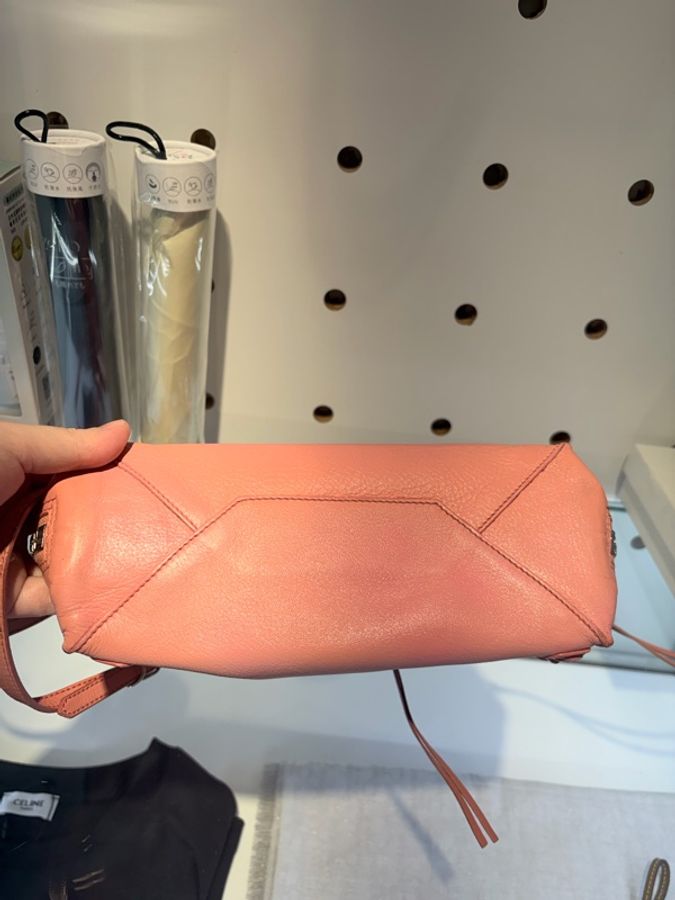 balenciaga 蝙蝠托特包 mini粉色 papier-2