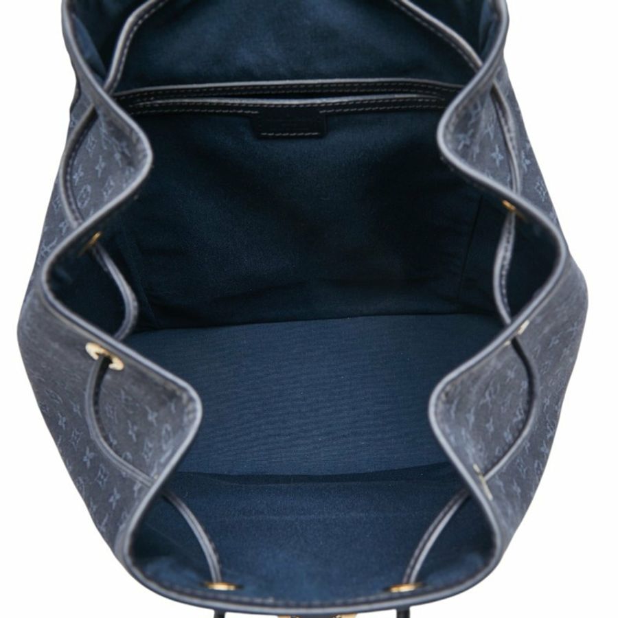 路易威登 Monogram Mini Montsouris GM 雙肩包 M92455 海軍藍帆布皮革 女士 LOUIS VUITTON-7