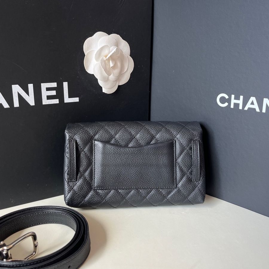 Chanel • 經典2.55荔枝牛皮腰包-3