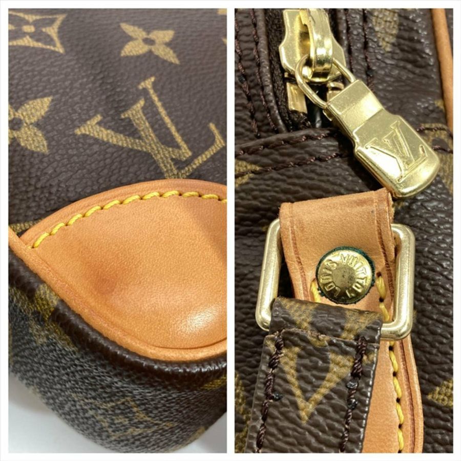 路易威登 Danube 單肩包,Monogram 帆布,M45266,棕色,金色五金,SL0021,男女通用-8