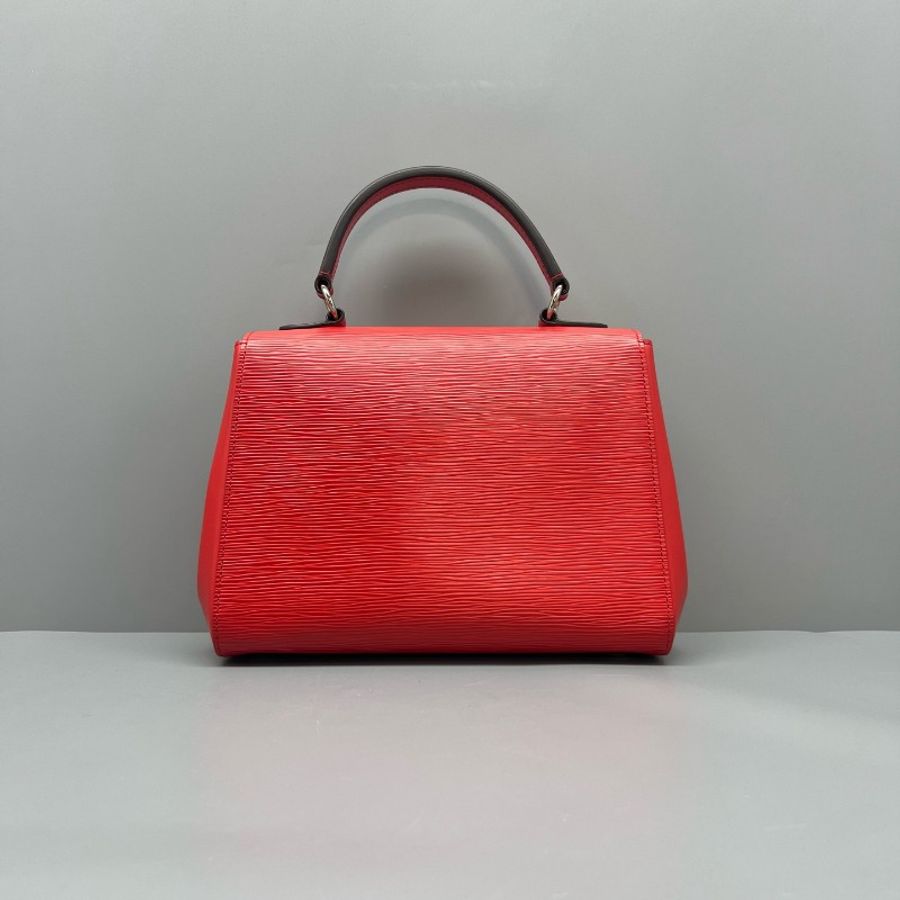 Louis Vuitton cluny bb epi 水波紋 紅色手提包肩背包-1