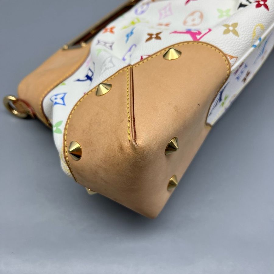 Louis Vuitton 白三彩judy中號鏈條包-4