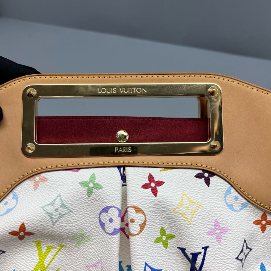 Louis Vuitton 白三彩judy中號鏈條包-6