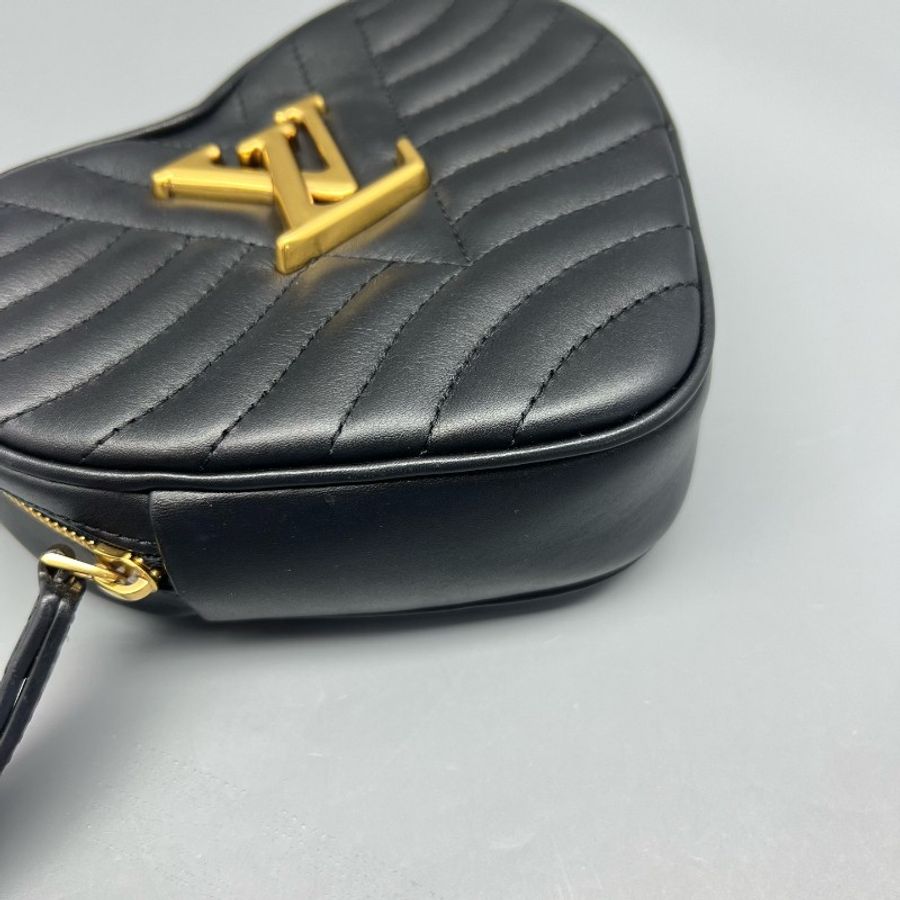Louis Vuitton 七夕限定黑色愛心斜背包-5