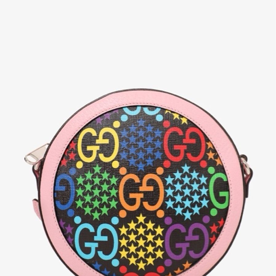 Gucci GG Psychedelic 🌈多巴胺圓餅單肩包(603938)-5