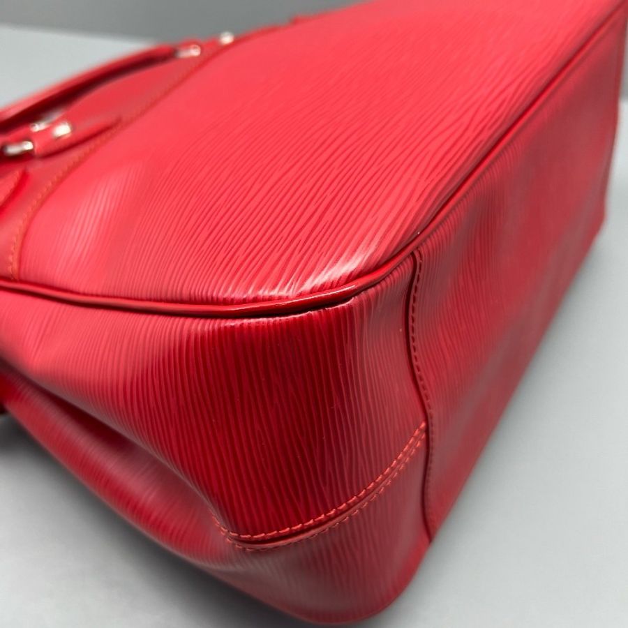 Louis Vuitton 水紋手提包紅色手提包-4