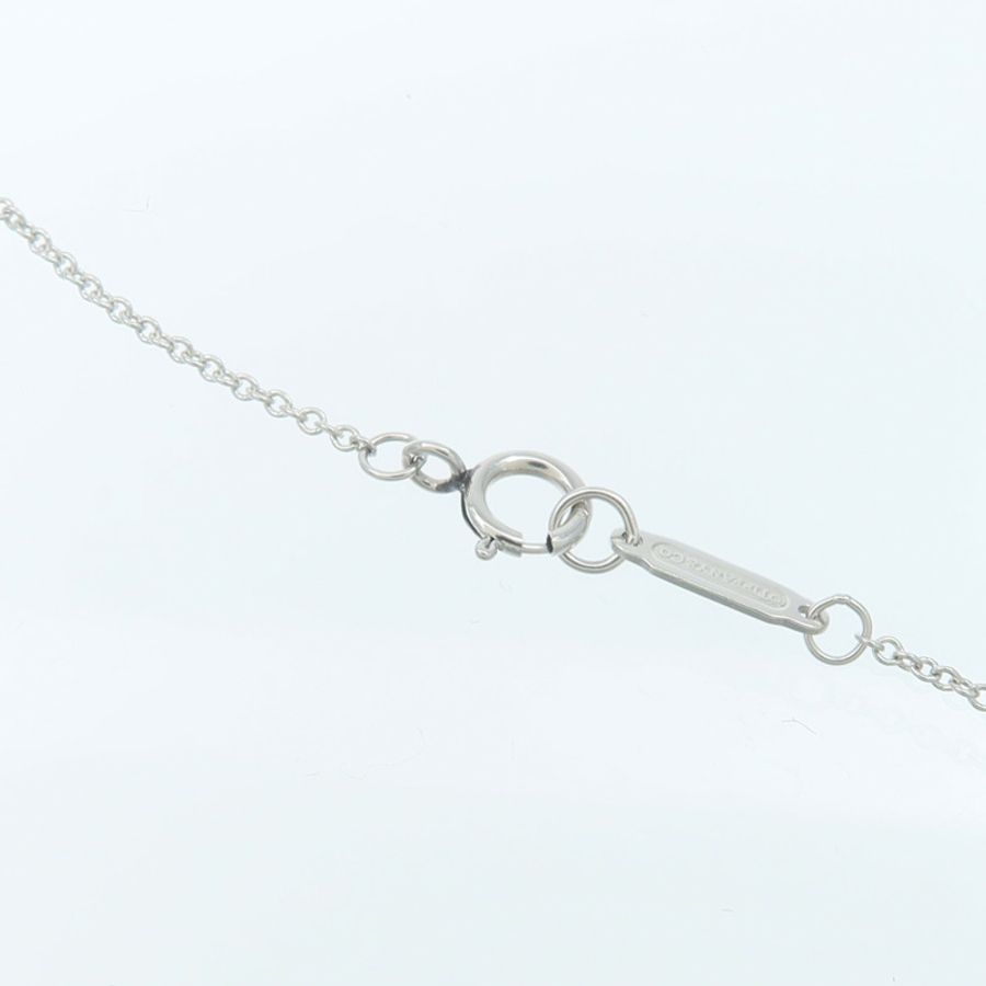 TIFFANY&CO PT950鉑金Diamond Heart Pendant鑽石項鍊-4