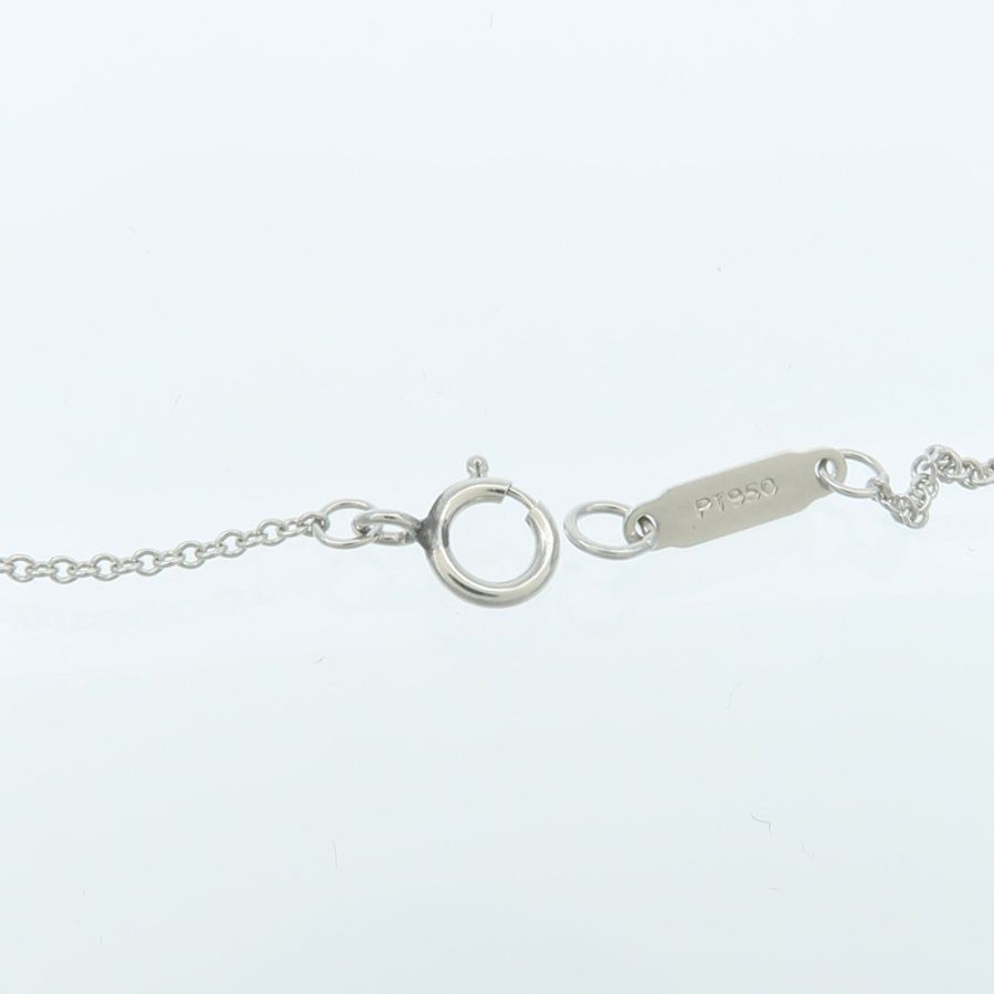 TIFFANY&CO PT950鉑金Diamond Heart Pendant鑽石項鍊-5