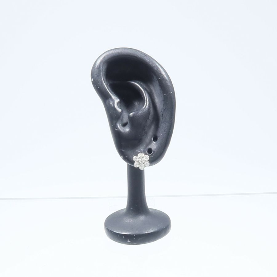TIFFANY&CO PT950鉑金Diamond Flower Earrings鑽石耳環-6