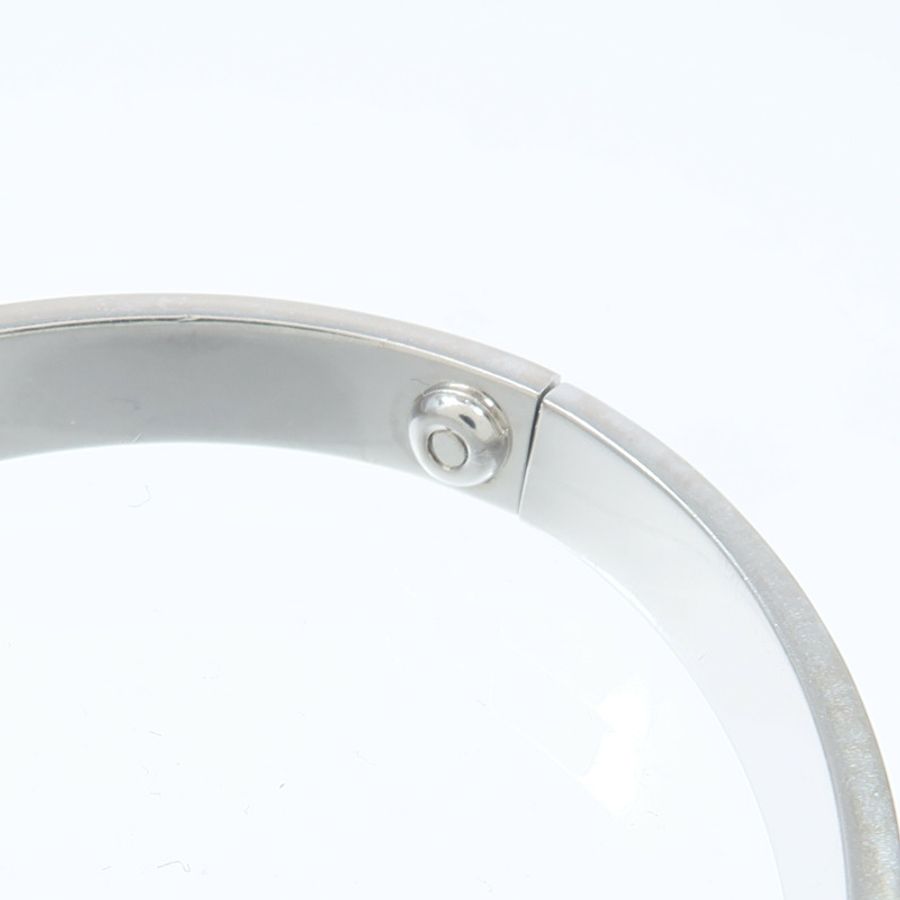 CARTIER 18K白金Love Blaceret手鐲-6