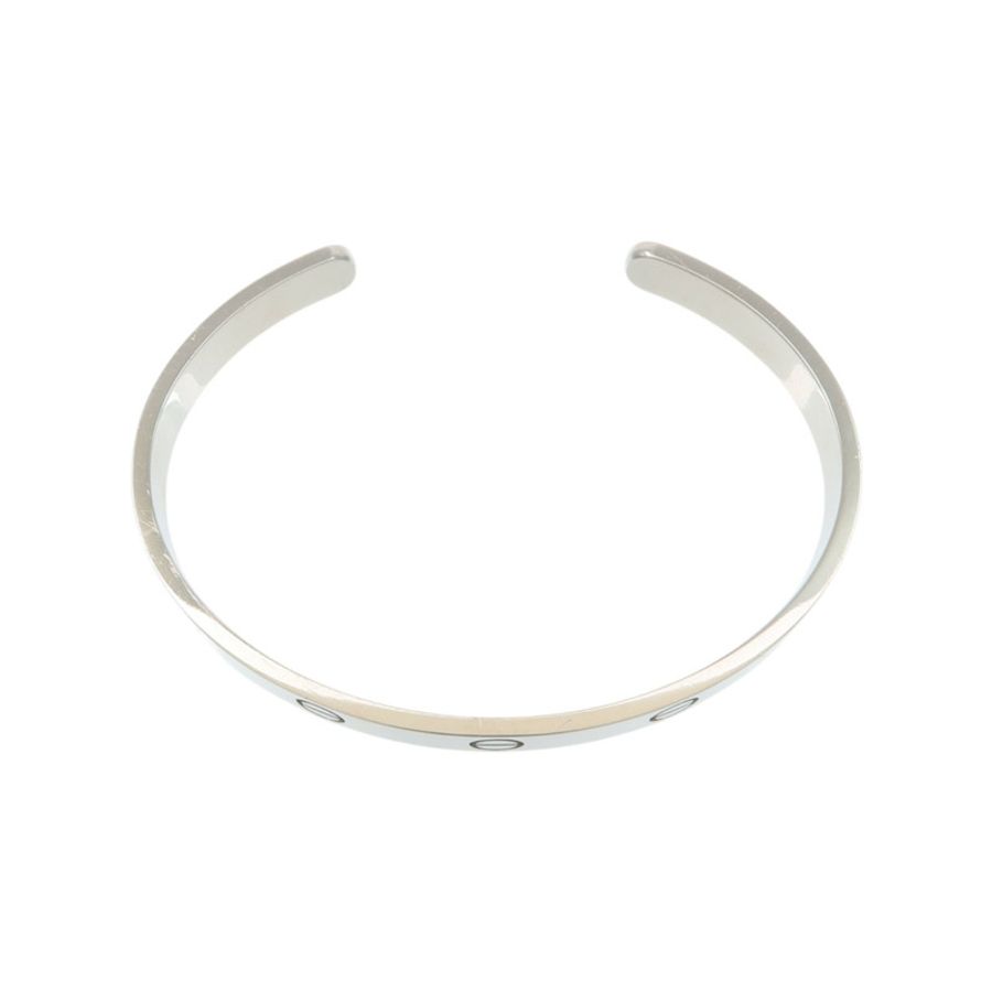 CARTIER 18K白金Love Bangle Open手鐲-3