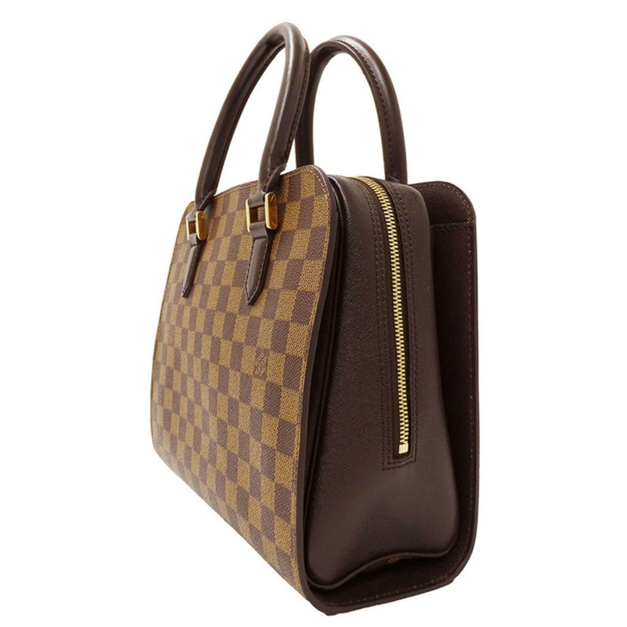 路易威登 LOUIS VUITTON 女士手提包,Damier 帆布 Triana 棕色 N51155-3