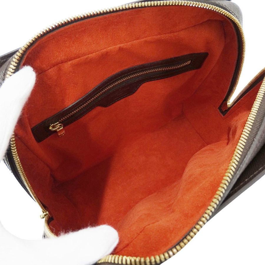 路易威登 LOUIS VUITTON 女士手提包,Damier 帆布 Triana 棕色 N51155-5