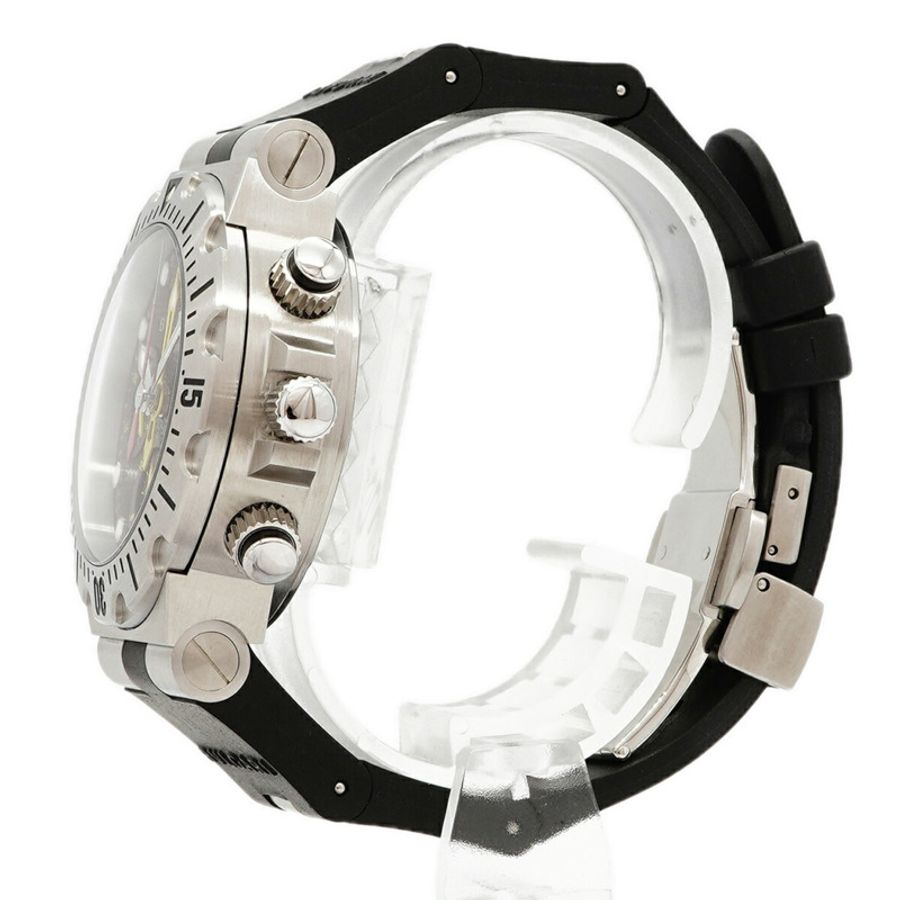 寶格麗 Diagono Scuba Flyback SC40S 黑色錶盤男士腕錶-1