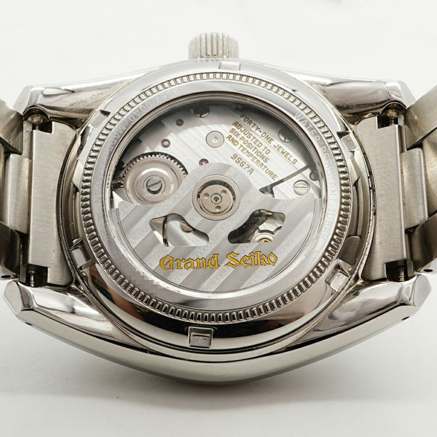 精工 Grand SGBL001 9S67-00A0 白色錶盤男士腕錶-4