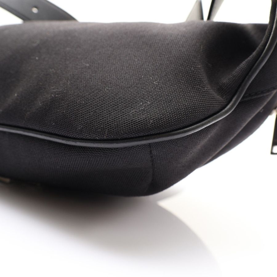 黑色 尼龍 牛皮 Classic Monogram Canvas 腰包【SAINT LAURENT YSL 聖羅蘭】 PLB590076-7