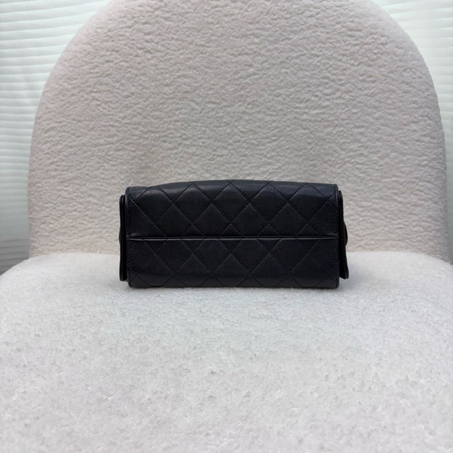 Chanel mini 25bag黑銀釦-6