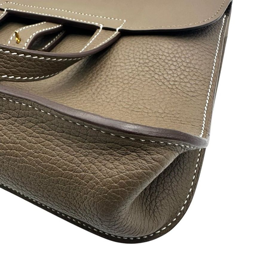 【美收精品】HERMES Halzan 大象灰 C-747 【隔月月中將轉賣至日本 上架期限30天】-7