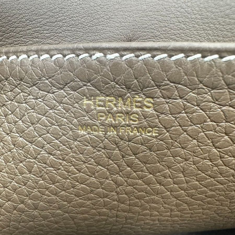 【美收精品】HERMES Halzan 大象灰 C-747 【隔月月中將轉賣至日本 上架期限30天】-12